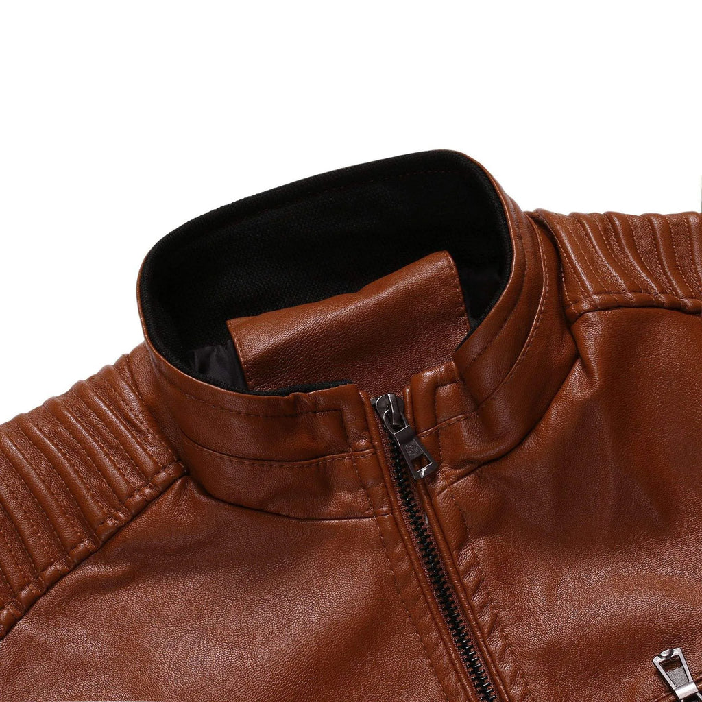 Atelier Slim Fit Leather Jacket