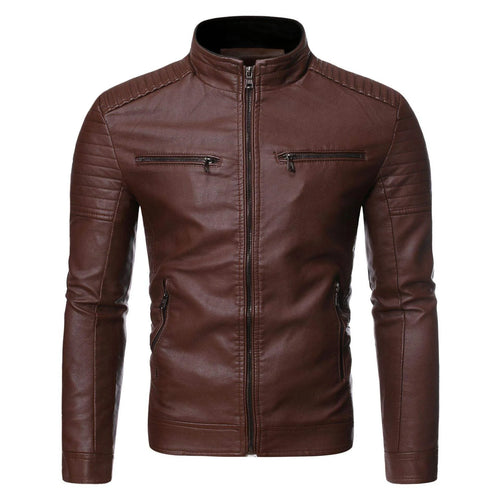 Atelier Slim Fit Leather Jacket